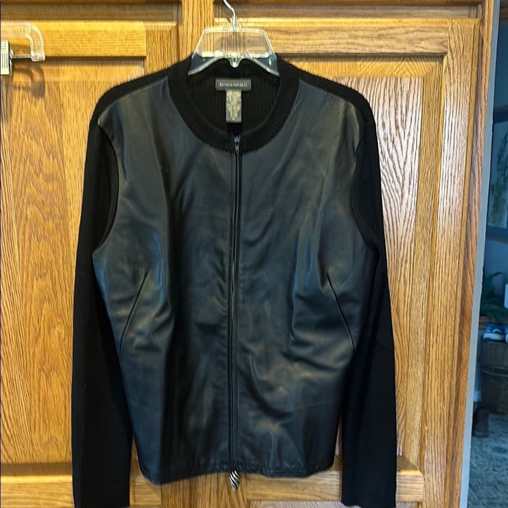 Banana Republic Black Leather Jacket